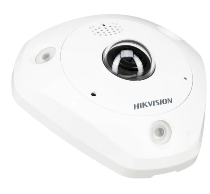 12 МП Fisheye із мікрофоном Hikvision DS-2CD63C5G0E-IVS(2mm)(B)