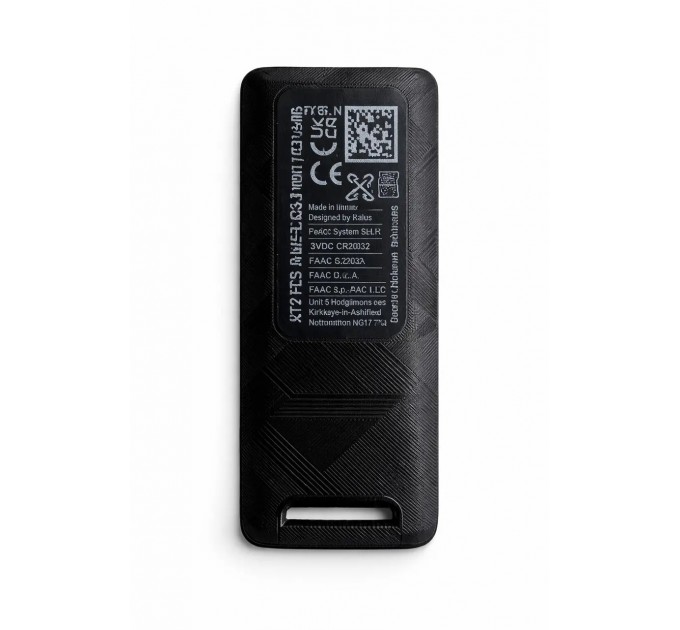 Пульт FAAC XT2 FDS 433–868 MHz, 2-канальний, чорний