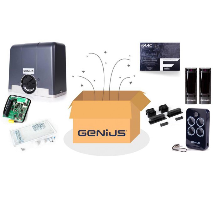 Комплект автоматики для відкатних воріт Genius Blizzard 500 C до 500 кг