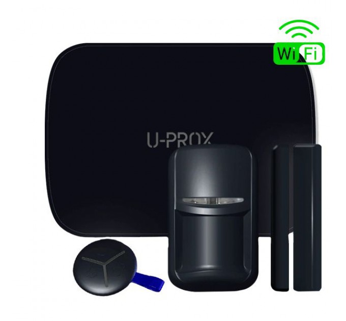 Комплект бездротової охоронної сигналізації U-Prox MP WiFi S Black