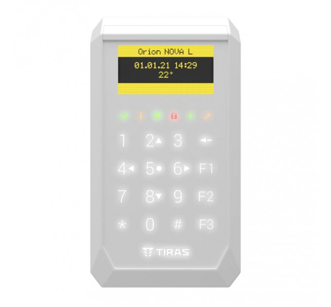 Сенсорна OLED клавіатура Тірас Tiras K-PAD OLED (white)
