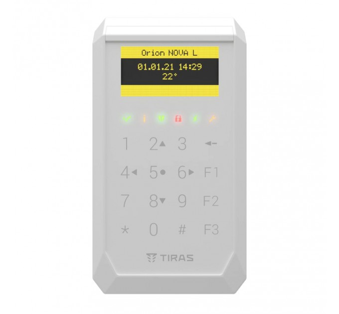 Сенсорна OLED клавіатура Тірас Tiras K-PAD OLED (white)