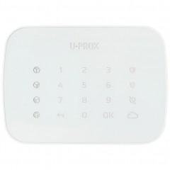Бездротова сенсорна клавіатура для чотирьох груп U-Prox Keypad G4 White