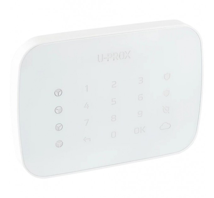 Бездротова сенсорна клавіатура для чотирьох груп U-Prox Keypad G4 White