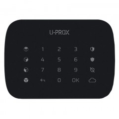 Бездротова сенсорна клавіатура для чотирьох груп U-Prox Keypad G4 Black