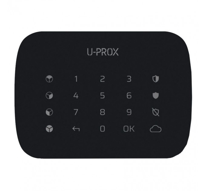 Бездротова сенсорна клавіатура для чотирьох груп U-Prox Keypad G4 Black
