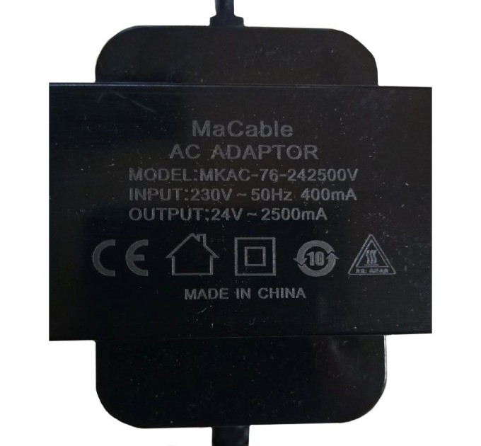 Блок живлення Hikvision MKAC-76-242500V 24В 2.5A