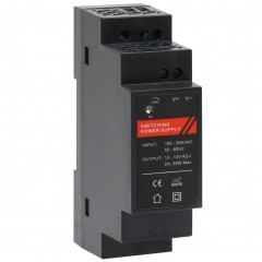 Блок живлення на DIN рейку DR12024-01 12V/2A
