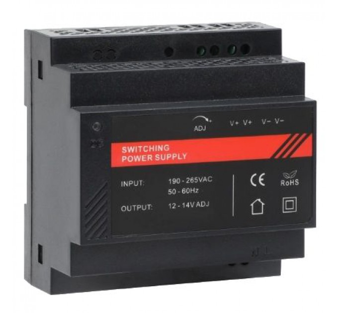 Блок живлення на DIN рейку DR12036-02 12V/3A Блок живлення на DIN рейку DR12036-02 12V/3A