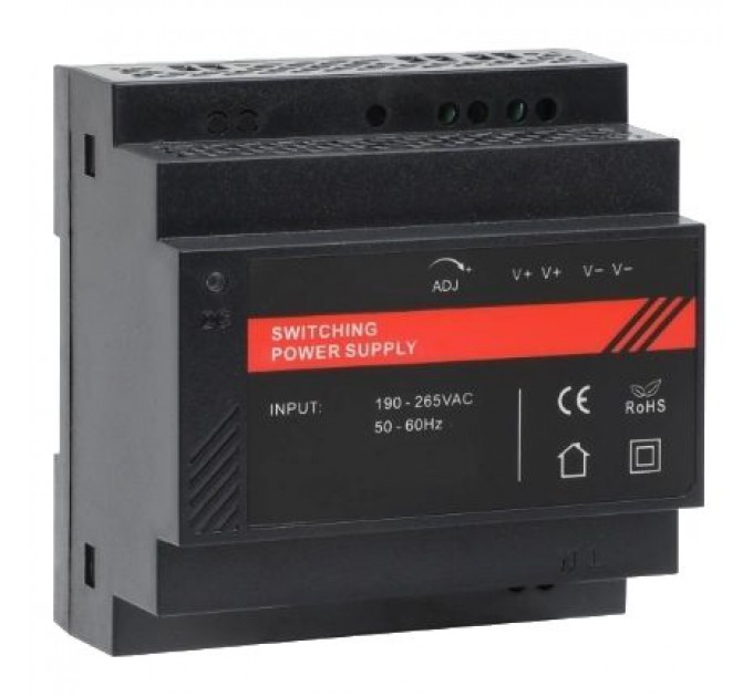 Блок живлення на DIN рейку DR24060-02 24V/2.5A Блок живлення на DIN рейку DR24060-02 24V/2.5A