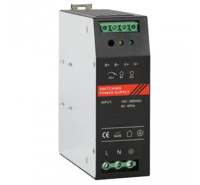 Блок живлення на DIN рейку DR24120-02 24V/5A Блок живлення на DIN рейку DR24120-02 24V/5A