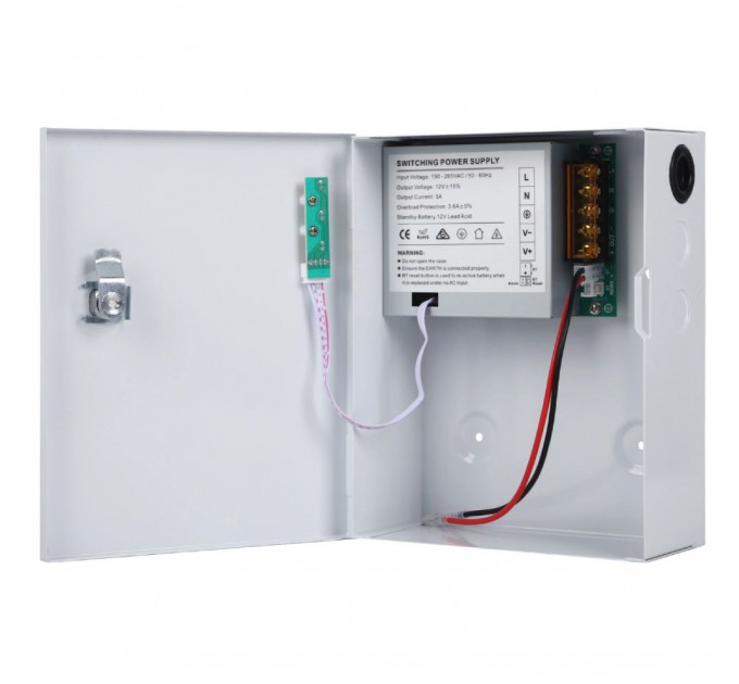 Джерело безперебійного живлення PSU-1203(M) 12V/3A під акб GEL/AGM 7Ah