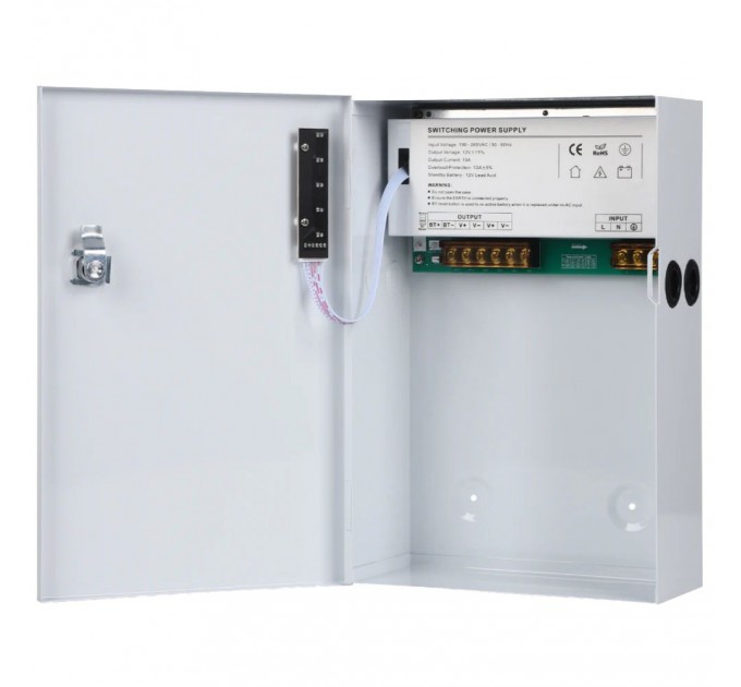Джерело безперебійного живлення PSU-1210-L(M) 12V/10A під акб GEL/AGM 18Ah