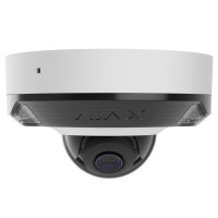 Дротова охоронна IP-камера Ajax DomeCam Mini HL (8 Mp/2,8 mm) White (126273.214.WH1)