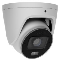 Дротова IP-камера відеоспостереження Ajax TurretCam HLVF (5 Mp) White (126281.197.WH1)