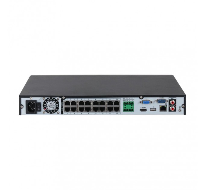 Відеореєстратор Dahua DHI-NVR2216-16P-I2 16-канальний 1U PoE 2HDD WizSense