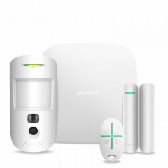 Комплект охранной сигнализации Ajax HDR StarterKit Cam White (117595.58.WH1)