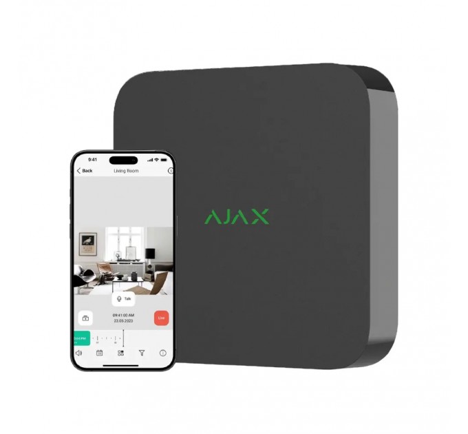 Сетевой видеорегистратор Ajax NVR (16ch) (8EU) Black (70935.122.BL) Сетевой видеорегистратор Ajax NVR (16ch) (8EU) Black (70935.122.BL)
