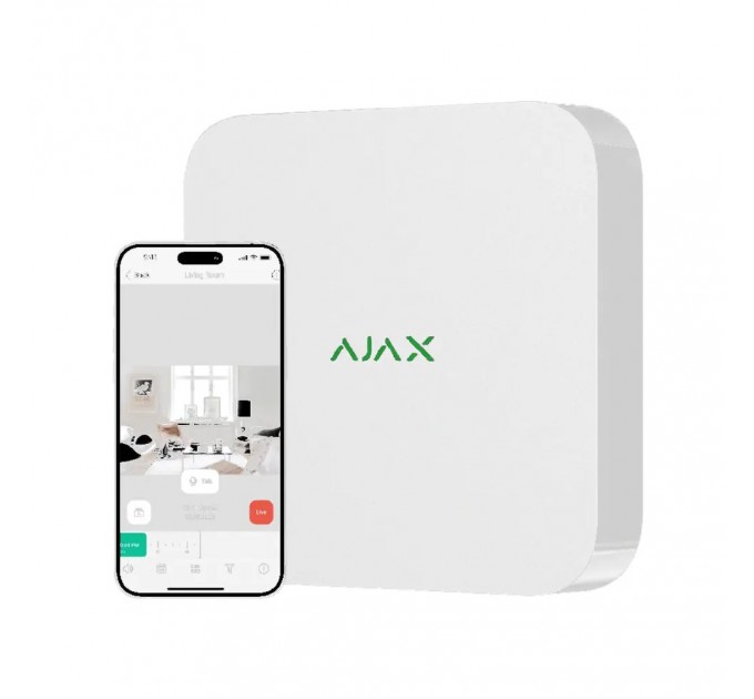 Сетевой видеорегистратор Ajax NVR (16ch) (8EU) White (70934.122.WH) Сетевой видеорегистратор Ajax NVR (16ch) (8EU) White (70934.122.WH)