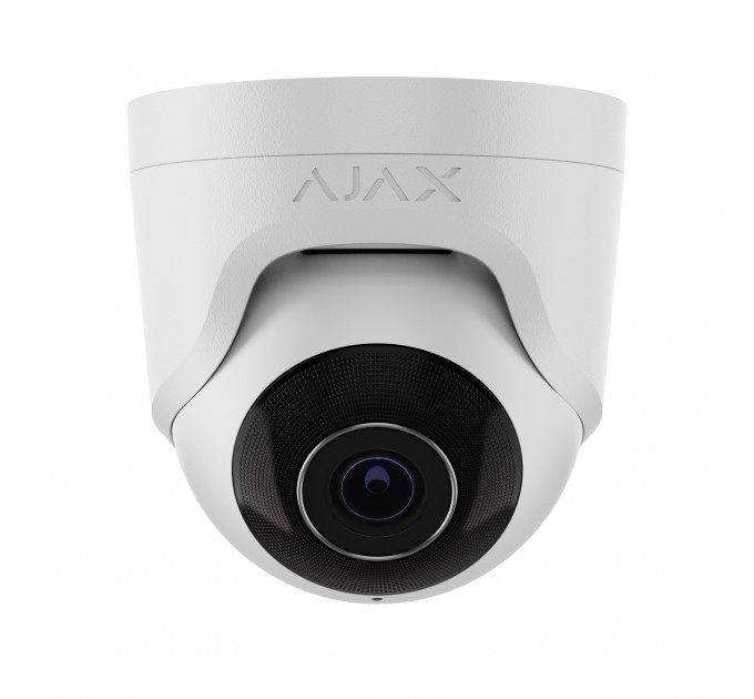 Проводная охранная IP-камера Ajax TurretCam (5 Mp/4 mm) White (64925.197.WH1)