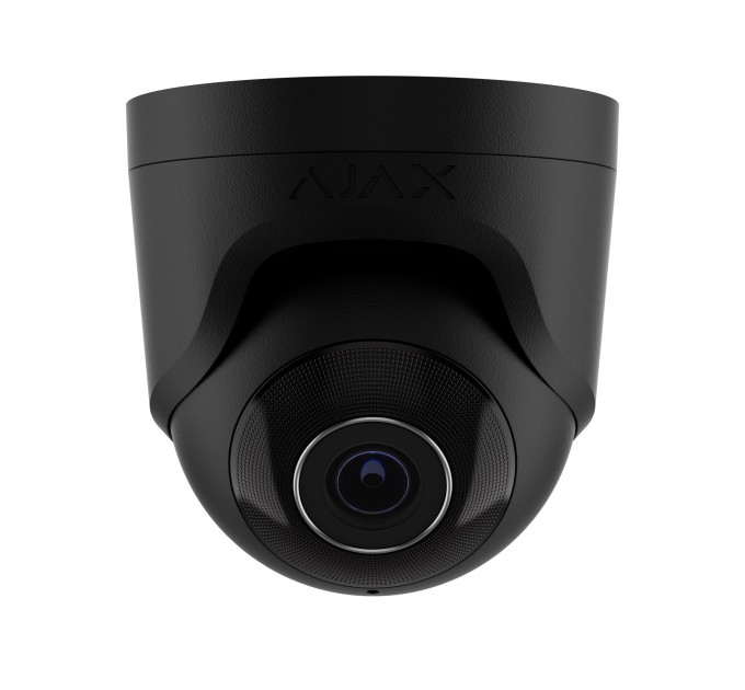 Проводная охранная IP-камера Ajax TurretCam (8 Mp/4 mm) Black (64930.197.BL1)