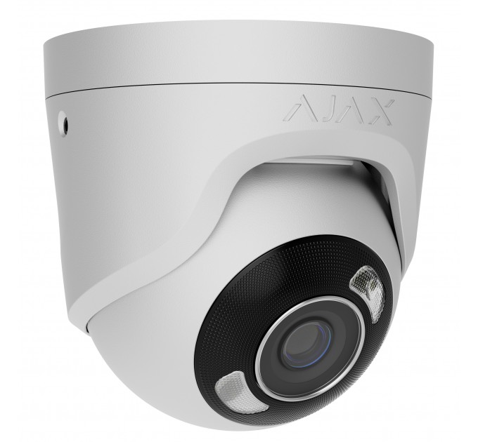 Проводная охранная IP-камера Ajax TurretCam HL (8 Mp/4 mm) White (126267.197.WH1) Проводная охранная IP-камера Ajax TurretCam HL (8 Mp/4 mm) White (126267.197.WH1)