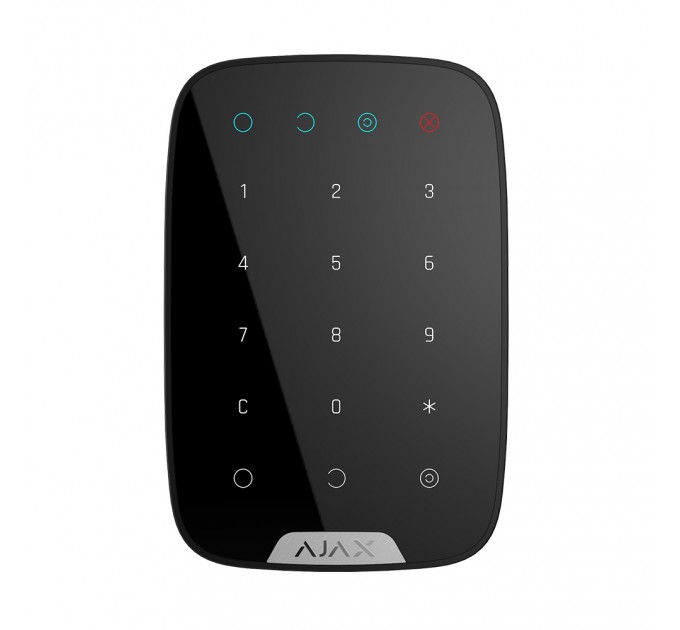 Беспроводная сенсорная клавиатура Ajax KeyPad Black (38248.12.BL1) Беспроводная сенсорная клавиатура Ajax KeyPad Black (38248.12.BL1)