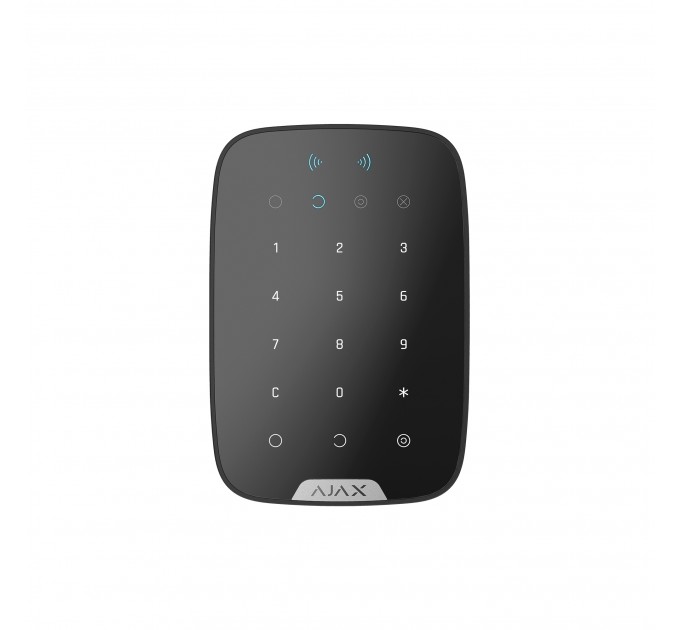 Беспроводная сенсорная клавиатура Ajax KeyPad Plus Black (38252.83.BL1) Беспроводная сенсорная клавиатура Ajax KeyPad Plus Black (38252.83.BL1)