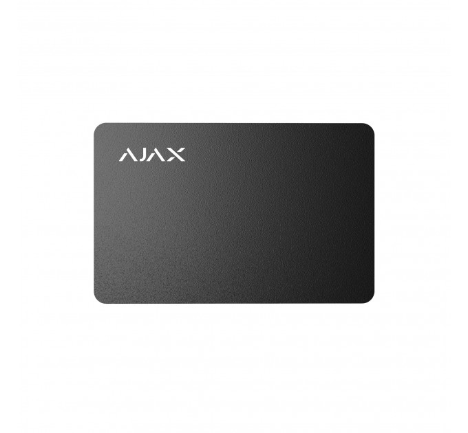 Карта для управления охранной системой Ajax Pass 100 шт. Black (38217.89.BL)