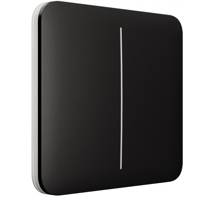 Выключатель Ajax LightSwitch 2-клавишный Black Выключатель Ajax LightSwitch 2-клавишный Black