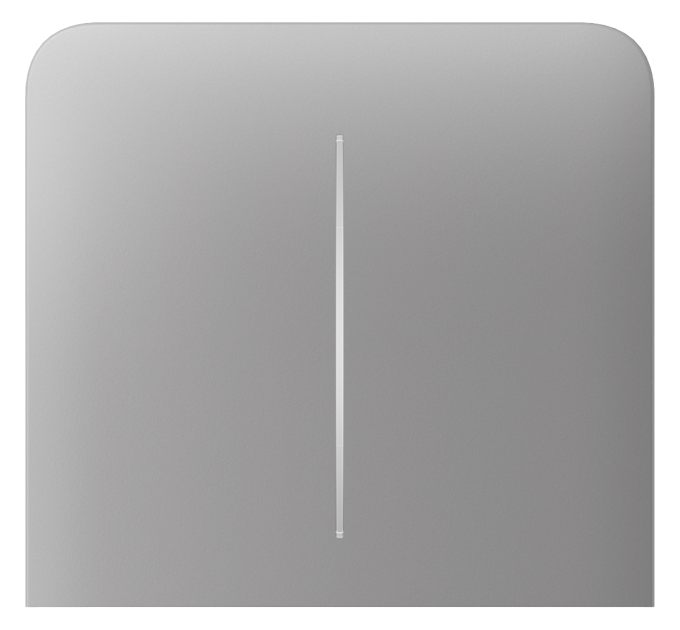 Боковая кнопка для двухклавишного выключателя Ajax SideButton (2-gang) vertical Fog (83436.143.FG)