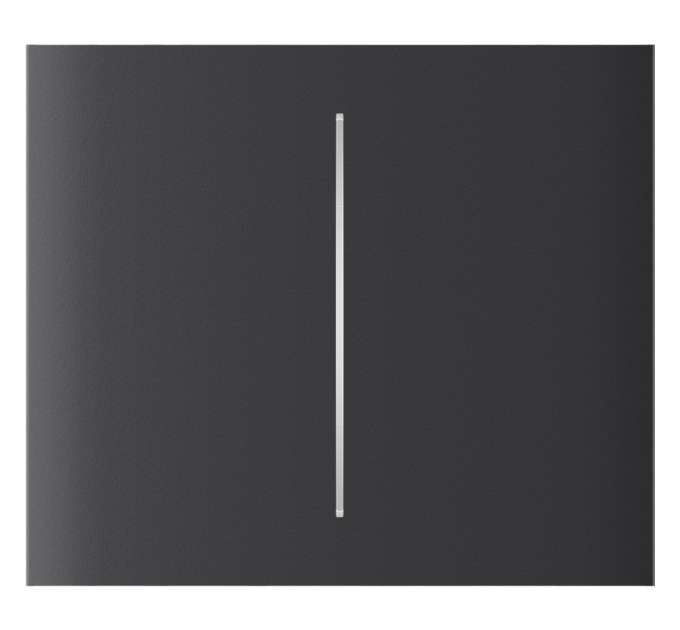 Центральная кнопка для двухклавишного выключателя Ajax CenterButton (2-gang) vertical Graphite (83445.140.GP)