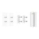 Крепежная панель Ajax SmartBracket для DoorProtect Black (9520.03.BL) Крепежная панель Ajax SmartBracket для DoorProtect Black (9520.03.BL)