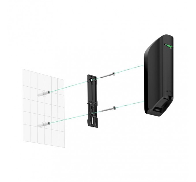 Крепежная панель Ajax SmartBracket для MotionProtect Curtain White (21674.36.WH) Крепежная панель Ajax SmartBracket для MotionProtect Curtain White (21674.36.WH)