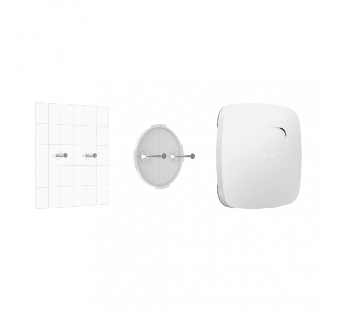 Крепежная панель Ajax SmartBracket для FireProtect White (9549.10.WH) Крепежная панель Ajax SmartBracket для FireProtect White (9549.10.WH)