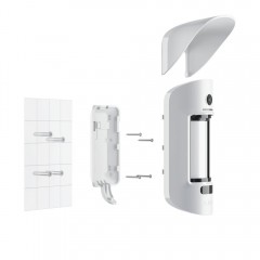 Крепежная панель Ajax SmartBracket для MotionCam Outdoor белая (33598.84.WH) Крепежная панель Ajax SmartBracket для MotionCam Outdoor белая (33598.84.WH)