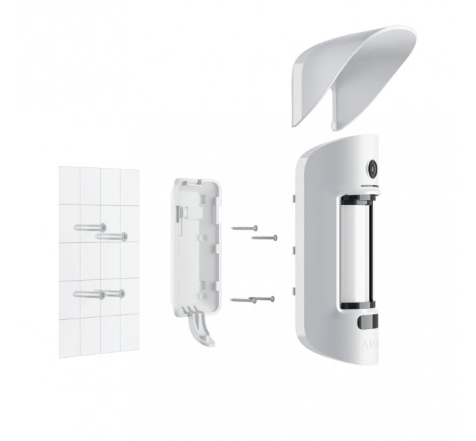 Крепежная панель Ajax SmartBracket для MotionCam Outdoor белая (33598.84.WH) Крепежная панель Ajax SmartBracket для MotionCam Outdoor белая (33598.84.WH)