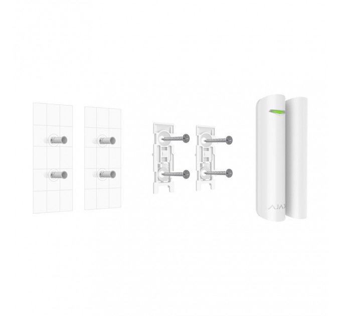 Крепежная панель SmartBracket Ajax SmartBracket для большого магнита датчкика DoorProtect White Крепежная панель SmartBracket Ajax SmartBracket для большого магнита датчкика DoorProtect White