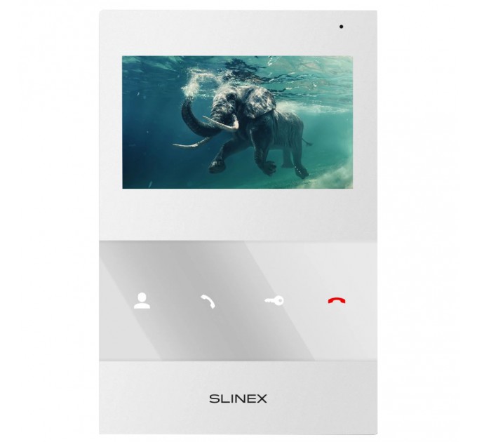 Комплект відеодомофону Slinex ML-16HD(Black)+SQ-04M(White)