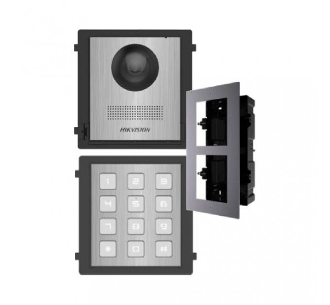Комплект модулів Hikvision DS-KD8003-IME1NS + DS-KD-ACF2/Plastic + DS-KD-KP/S