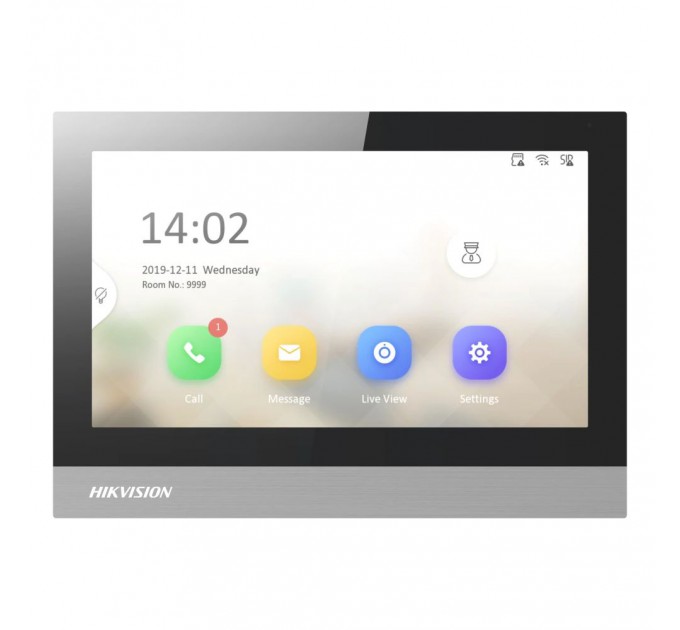 Відеодомофон Hikvision DS-KH8380-WTE1/Flush