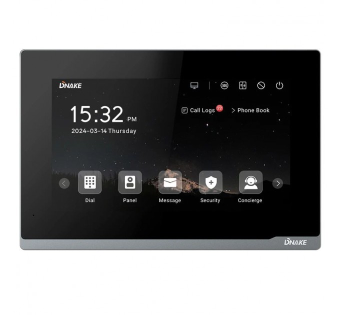 Відеодомофон з Wi-Fi Dnake E217W 7" Linux