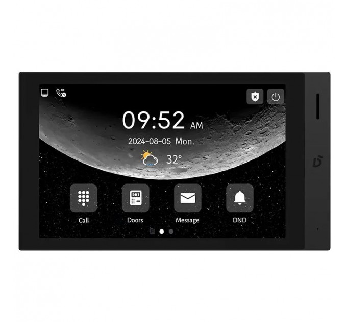 Відеодомофон Dnake H616 BLACK 8' Android 10