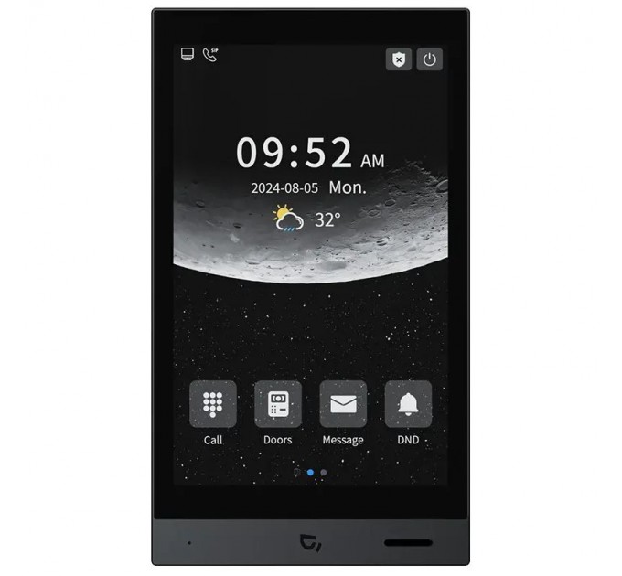 Відеодомофон Dnake H616 BLACK 8' Android 10
