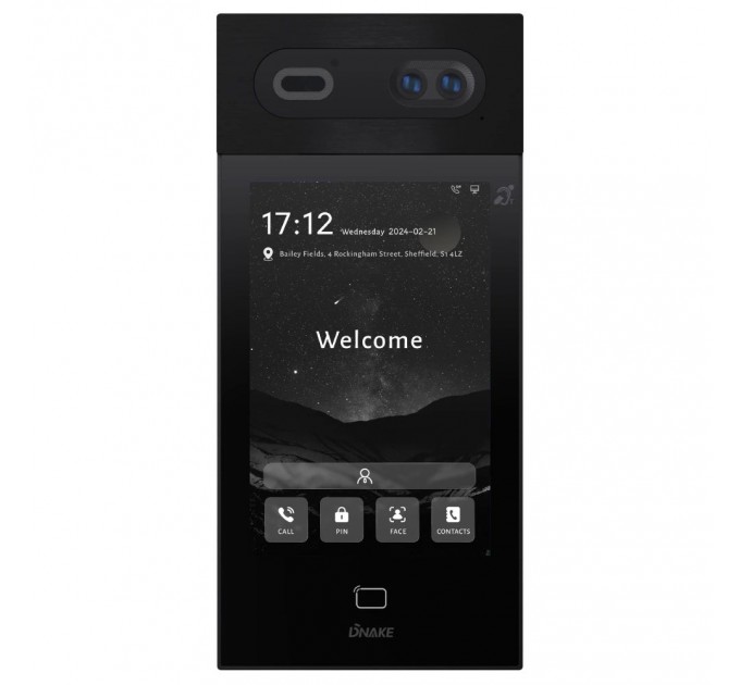 Виклична панель Dnake S617/F (врізна) S617 Android 8" IPS IK08