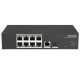 Комутатор 10 портів керований Hikvision DS-3T1310P-SI/HS PoE