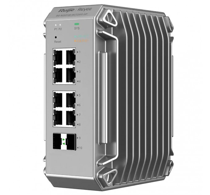 Комутатор 10 портів керований Ruijie RG-NIS3100-8GT2SFP-HP