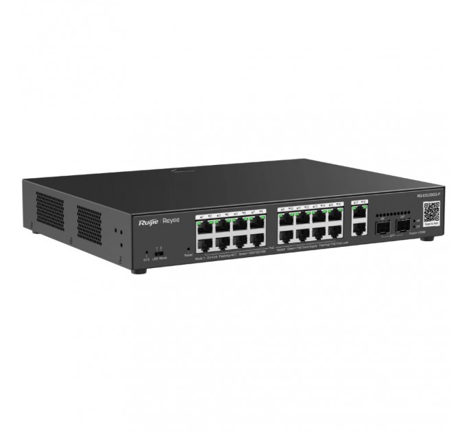 Комутатор 20 портів керований Ruijie Reyee RG-ES220GS-P POE