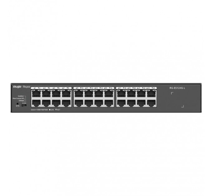 Комутатор 24 порти некерований Ruijie Reyee RG-ES124G-L