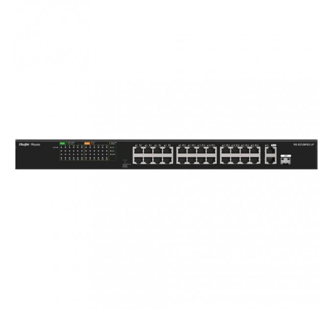Комутатор 26 портів некерований Ruijie Reyee RG-ES126FGS-LP PoE